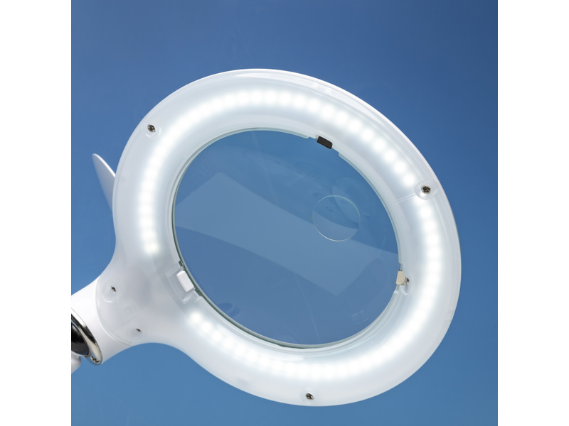 Lightcraft stolní lampa LED s organizérem a lupou 125mm | pkmodelar.cz