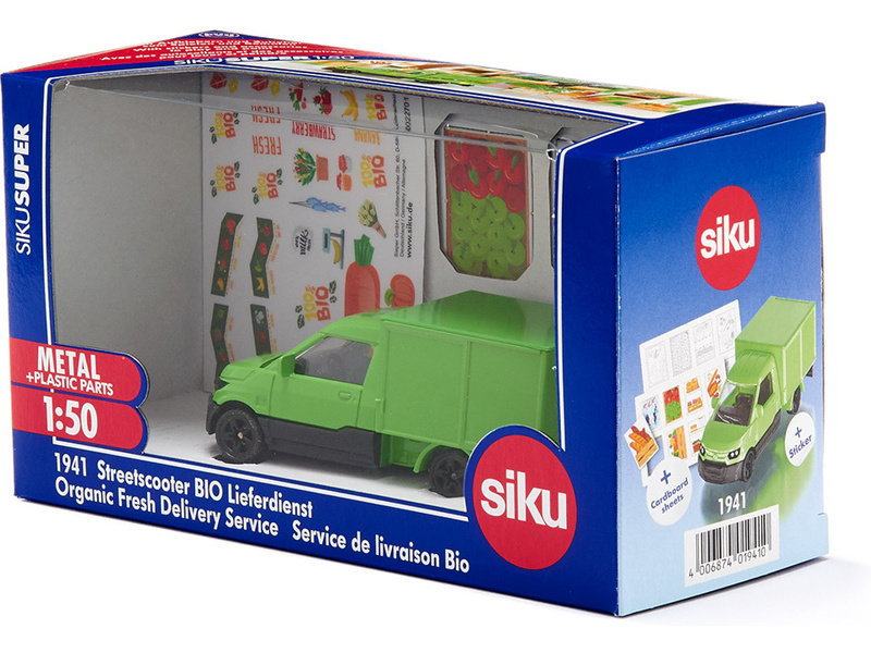 SIKU Super - auto pro přepravu BIO produktů s nálepkami, 1:50 | pkmodelar.cz