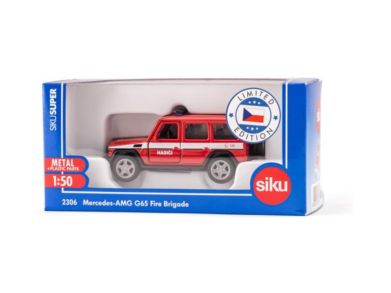 SIKU Super - Mercedes AMG G65 hasiči CZ 1:50 | pkmodelar.cz