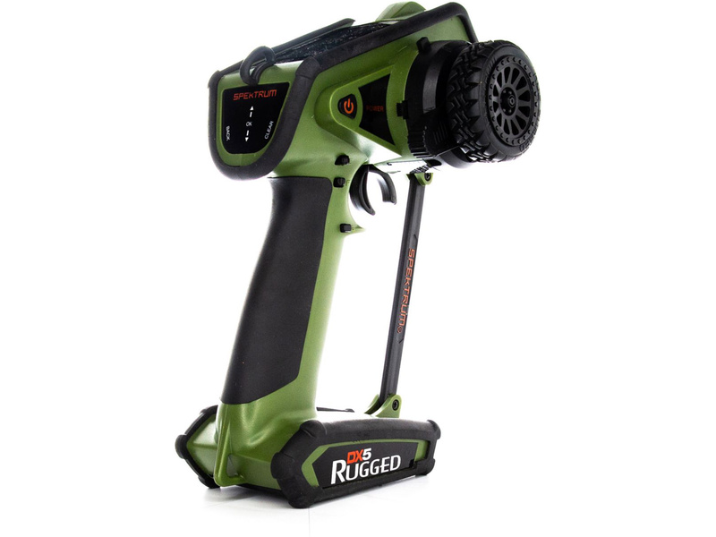 Spektrum DX5 Rugged DSMR zelený pouze vysílač | pkmodelar.cz