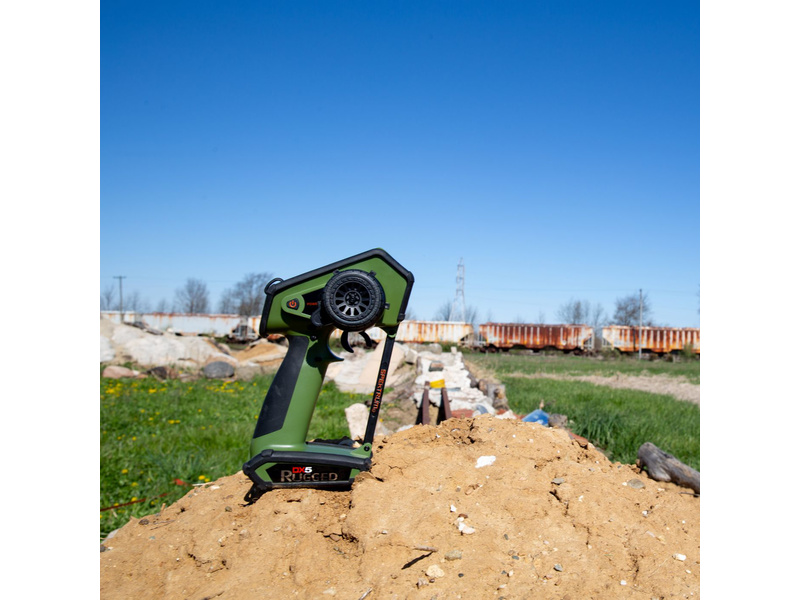 Spektrum DX5 Rugged DSMR zelený pouze vysílač | pkmodelar.cz