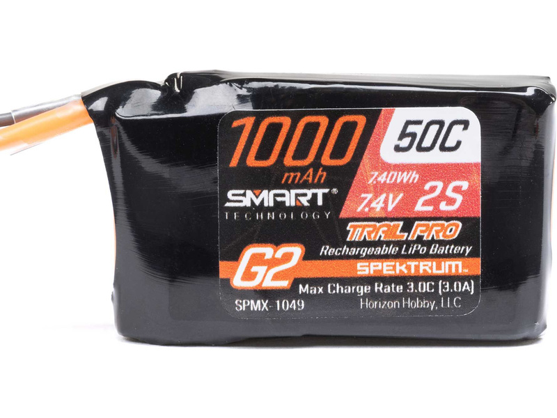 Spektrum Smart G2 Trail Pro LiPo 7.4V 1000mAh 50C IC2 | pkmodelar.cz