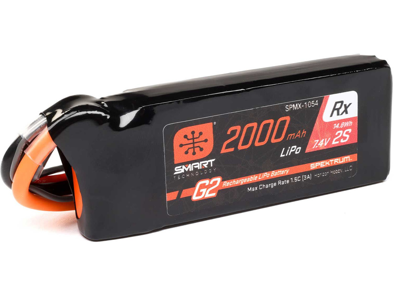 Spektrum Smart G2 LiPo 7.4V 2000mAh Rx 15C IC3 | pkmodelar.cz