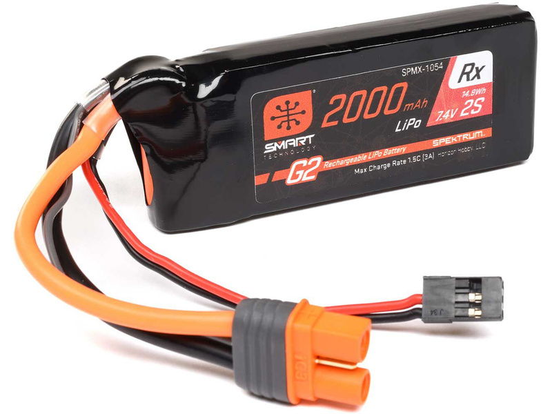 Spektrum Smart G2 LiPo 7.4V 2000mAh Rx 15C IC3 | pkmodelar.cz