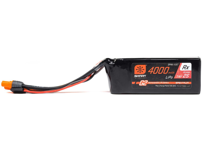 Spektrum Smart G2 LiPo 7.4V 4000mAh Rx 15C IC3 | pkmodelar.cz