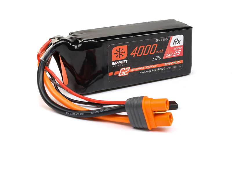 Spektrum Smart G2 LiPo 7.4V 4000mAh Rx 15C IC3 | pkmodelar.cz