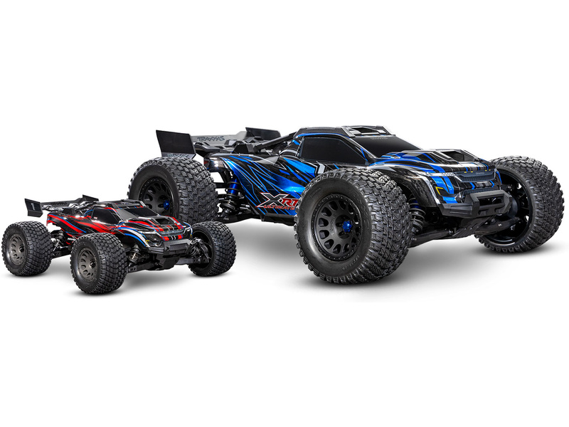 Traxxas Mini XRT 1:12 VXL-3s 4WD RTR modrá | pkmodelar.cz