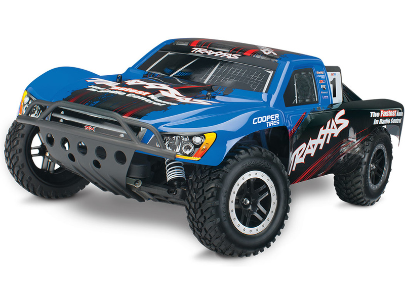 Traxxas Nitro Slash 1:10 RTR modrý | pkmodelar.cz