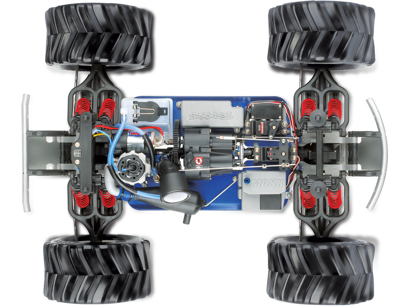 Traxxas Nitro T-Maxx Classic 1:8 RTR modrý | pkmodelar.cz