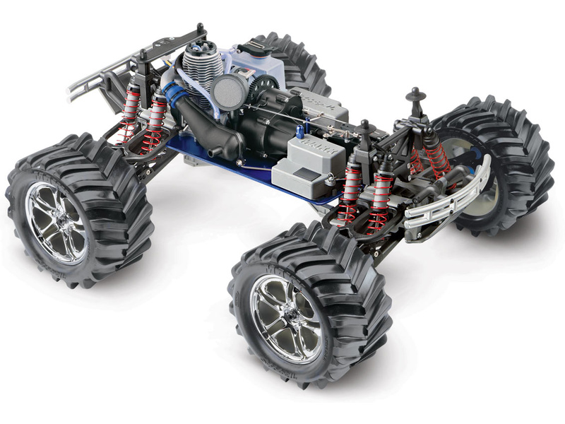 Traxxas Nitro T-Maxx Classic 1:8 RTR modrý | pkmodelar.cz
