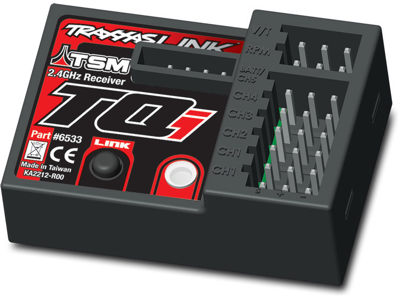 Traxxas vysílač TQi 2 kan., BlueTooth modul, přijímač TSM | pkmodelar.cz