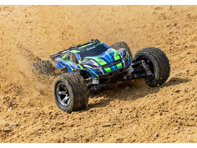 Traxxas Rustler 1:10 VXL HD 4WD RTR modrý | pkmodelar.cz