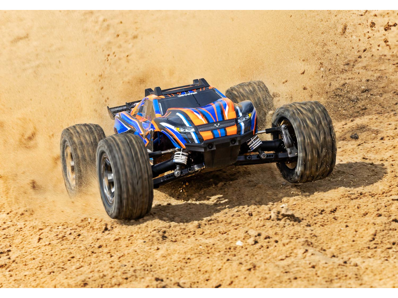 Traxxas Rustler 1:10 VXL HD 4WD RTR modrý | pkmodelar.cz