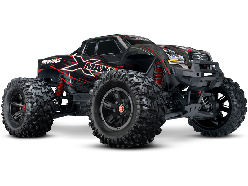 Traxxas X-Maxx 8S Belted 1:5 4WD RTR červený | pkmodelar.cz