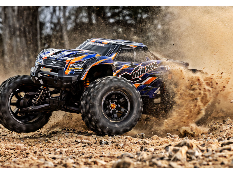 Traxxas X-Maxx 8S Belted 1:5 4WD RTR oranžový | pkmodelar.cz