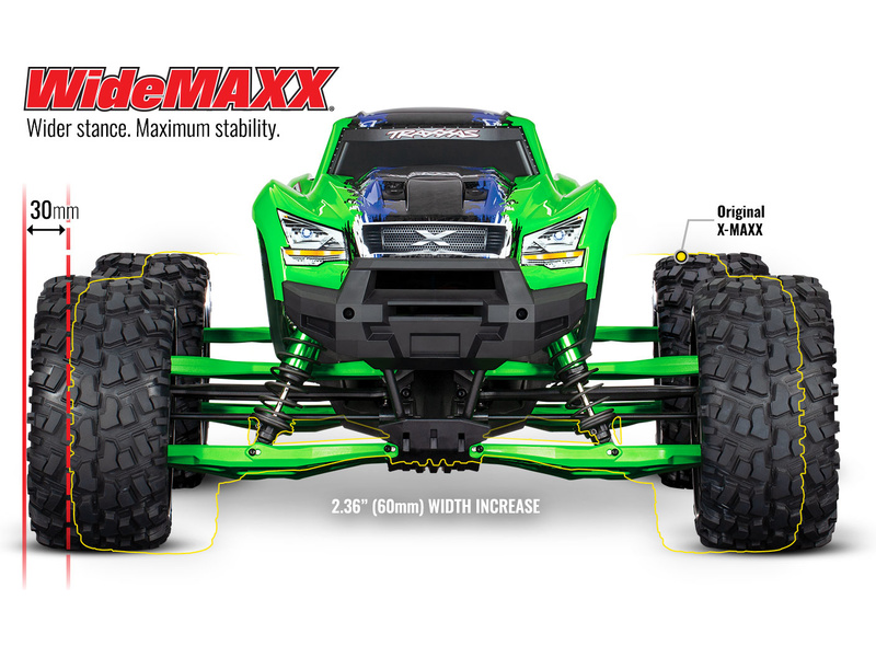 Traxxas sada WideMaxx oranžová (pro X-Maxx) | pkmodelar.cz