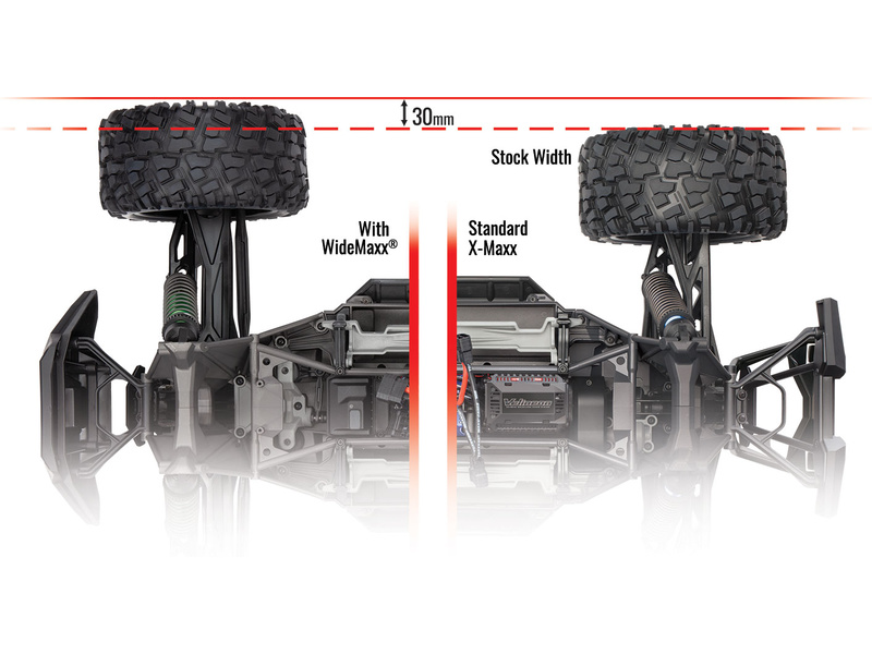 Traxxas sada WideMaxx oranžová (pro X-Maxx) | pkmodelar.cz