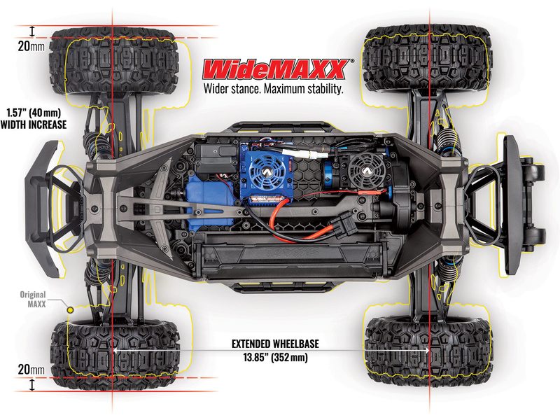 Traxxas Maxx 1:8 4WD TQi RTR modrá | pkmodelar.cz