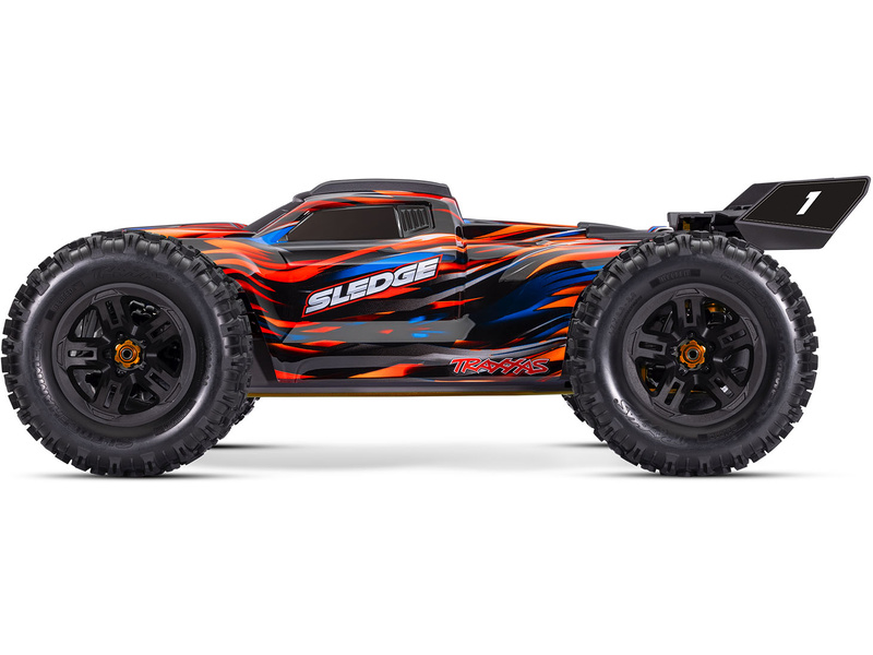 Traxxas Sledge 1:8 RTR oranžový s belted pneu | pkmodelar.cz