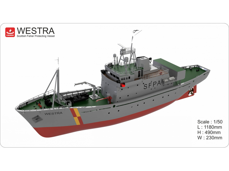 Türkmodel FPV Westra hlídkový člun 1:50 kit | pkmodelar.cz