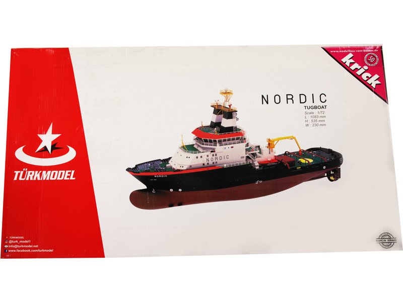 Türkmodel záchranný remorkér Nordic 1:72 kit | pkmodelar.cz