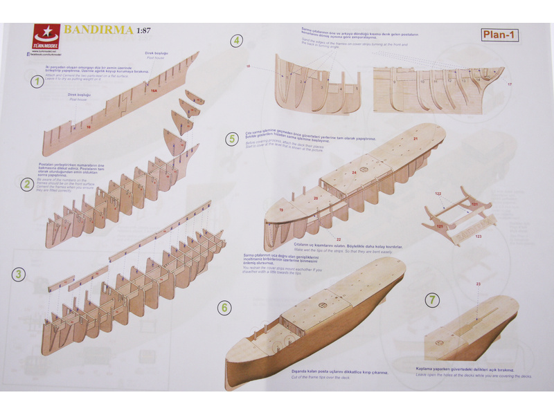 Türkmodel Panderma (Bandirma) 1878 1:87 kit | pkmodelar.cz