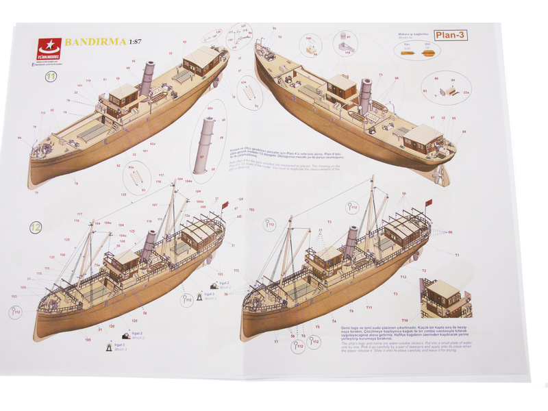 Türkmodel Panderma (Bandirma) 1878 1:87 kit | pkmodelar.cz