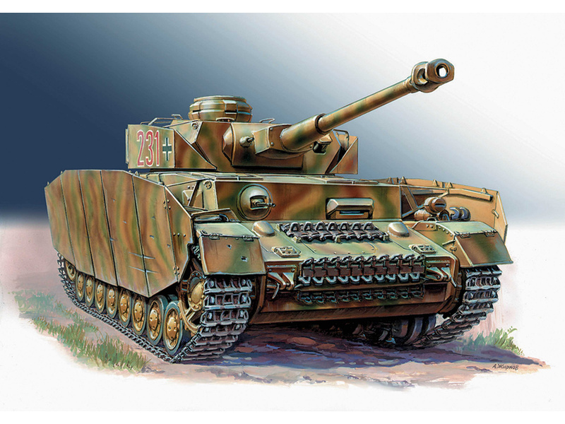 Plastikový model tanku Zvezda 3620 Panzer IV Ausf. H (1:35) | pkmodelar.cz