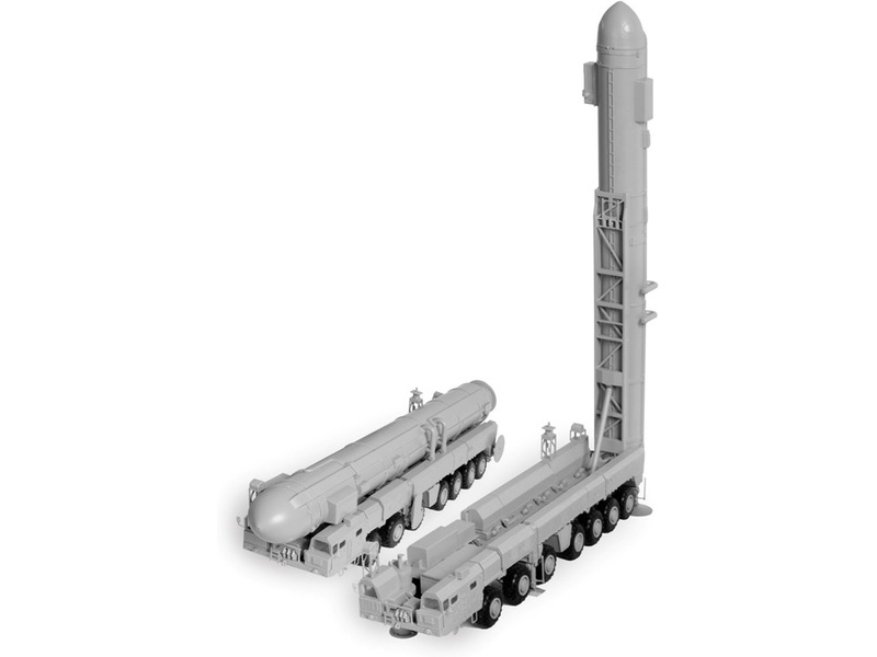 Plastikový model vojenské techniky Zvezda 5003 balistická střela Topol (1:72) | pkmodelar.cz