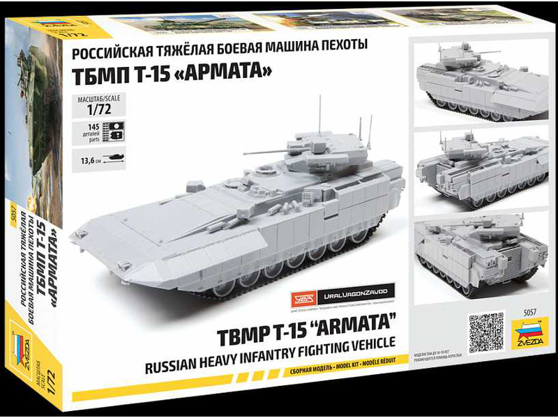 Plastikový model tanku Zvezda 5057 T-15 Armata (1:72) | pkmodelar.cz