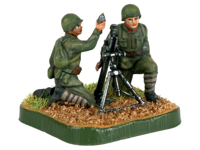 Plastikový model vojenské techniky Zvezda 6109 figurky - sovětský 82mm minomet s vojáky (1:72) | pkmodelar.cz