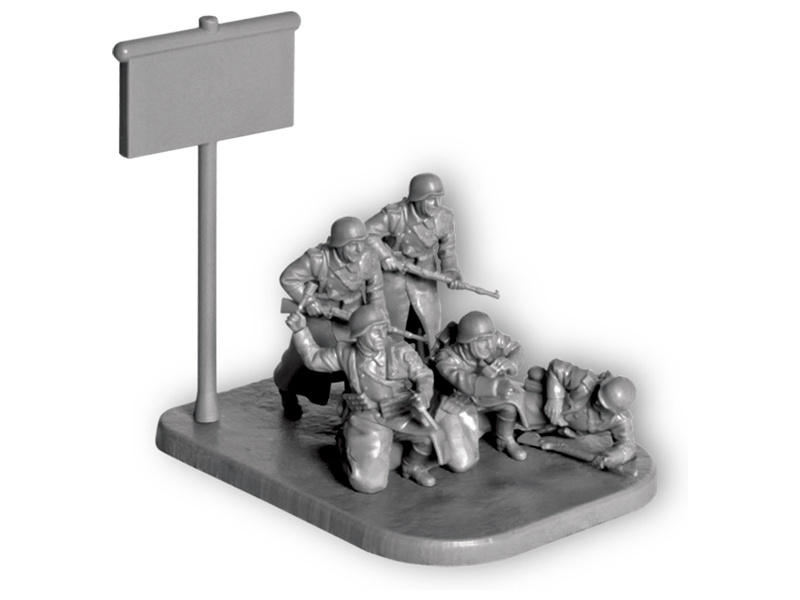 Plastikový model vojáků Zvezda 6198 figurky - německá pěchota (zimní uniforma) (1:72) | pkmodelar.cz