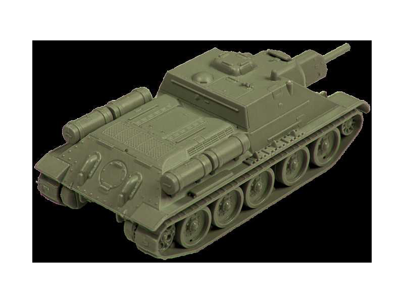 Plastikový model tanku Zvezda 6281 Snap Kit SU-122 (1:100) | pkmodelar.cz