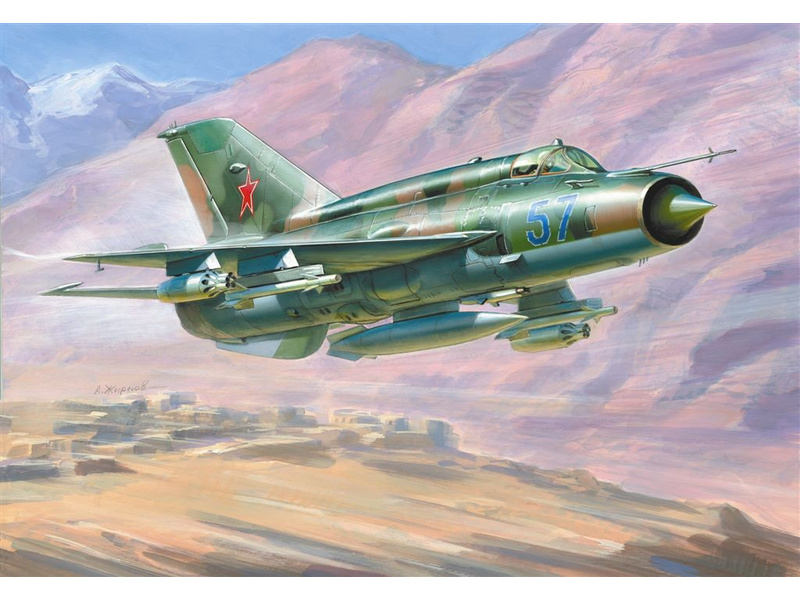 Plastikový model letadla Zvezda 7259 MIG-21 BIS Soviet Fighter (1:72) | pkmodelar.cz