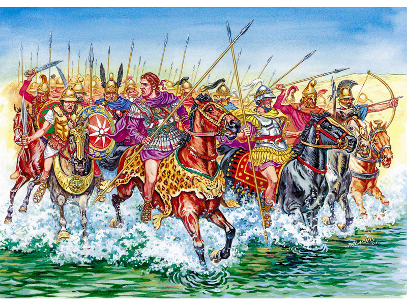 Zvezda figurky - Macedonian Cavalry IV-II B. C. (1:72) | pkmodelar.cz