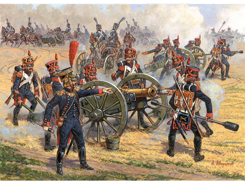 Zvezda figurky French Foot Artillery 1812-1814 (1:72) | pkmodelar.cz