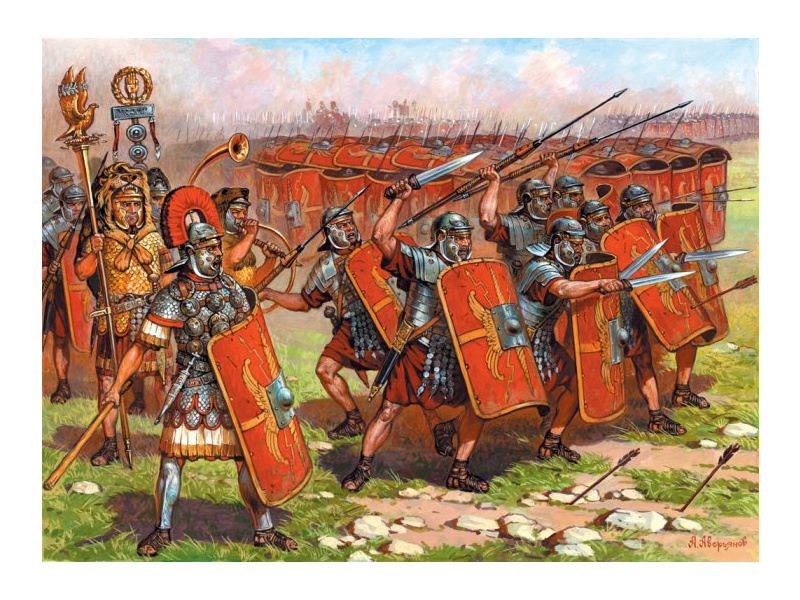 Zvezda figurky Roman Imperial Infantry I BC - II AD (1:72) | pkmodelar.cz