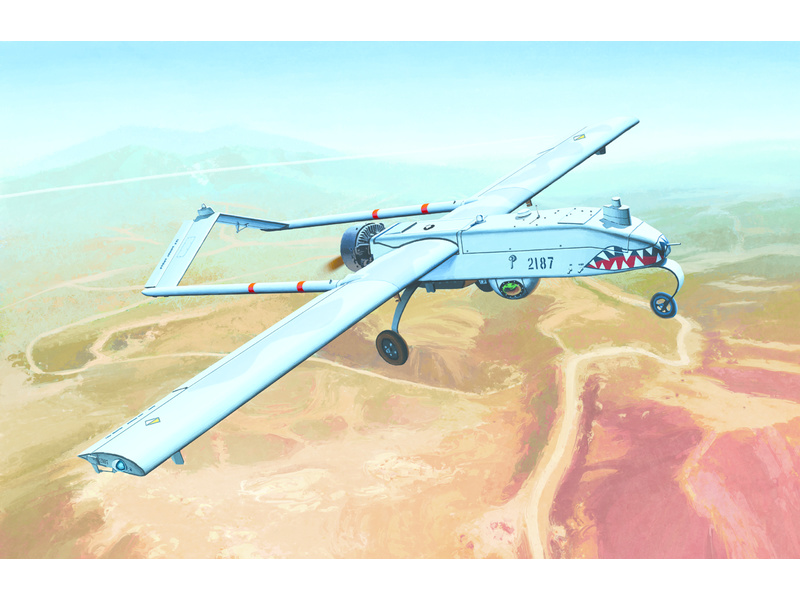 Plastikový model letadla Academy 12117 U.S. ARMY RQ-7B UAV 1:35