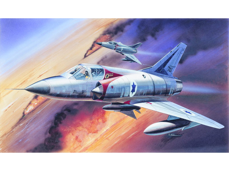 Plastikový model letadla Academy 12247 Mirage III-C 1:48