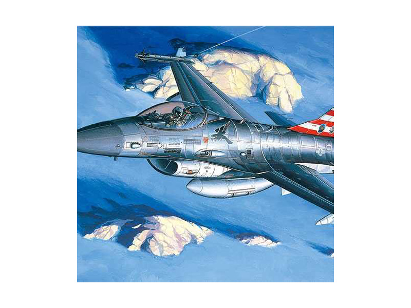 Plastikový model letadla Academy 12259 F-16A/C 1:48 | pkmodelar.cz