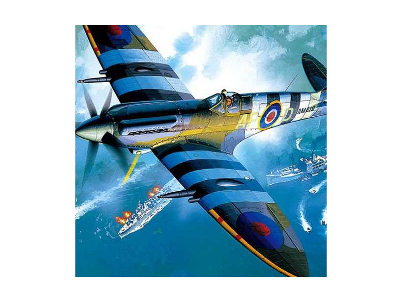 Plastikový model letadla Academy 12274 SPITFIRE MK.XIV C 1:48