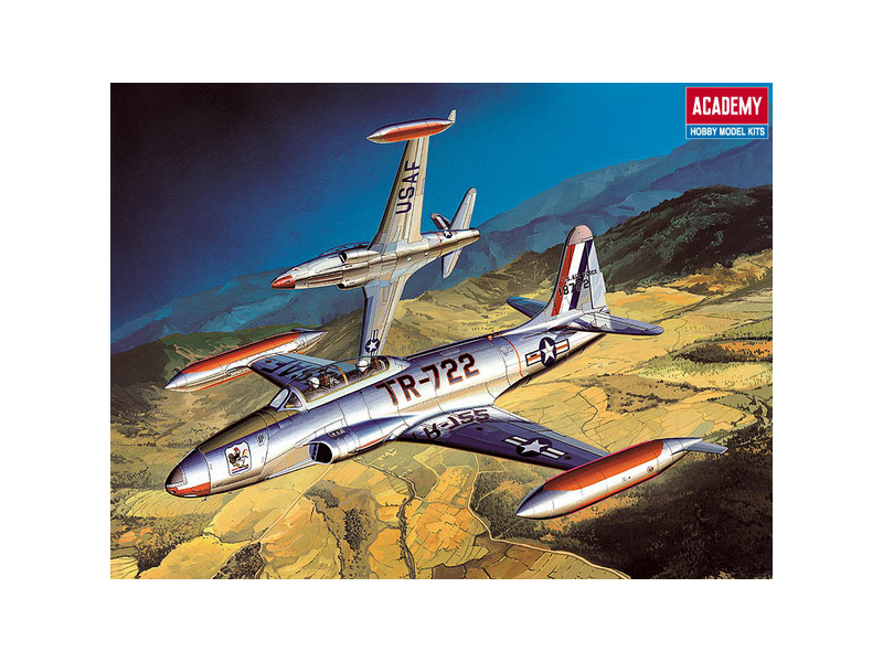 Plastikový model letadla Academy 12284 T-33A Shooting Star 1:48