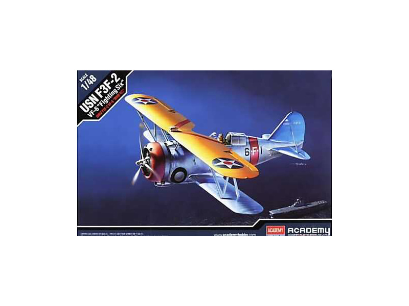 Academy 12326 Grumman F3F-2 VF-6 USN Fighting Six (1:48)