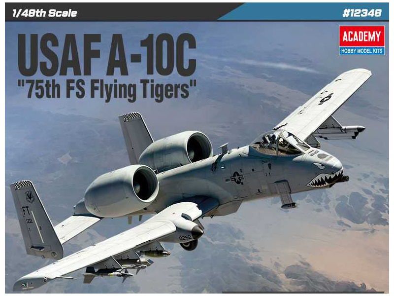 Academy 12348 USAF A-10C "75th FS Flying Tigers"1/48