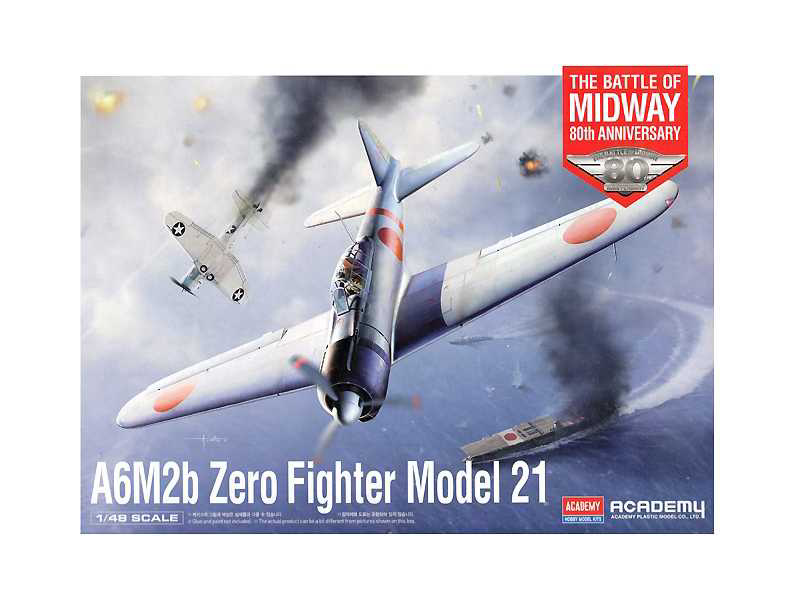 Academy 12352 A6M2b Zero Fighter Model 21 “BATTLE OF MIDWAY” 1:48