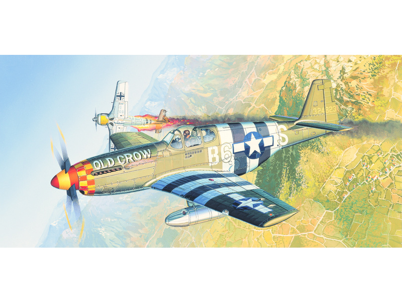 Plastikový model letadla Academy 12464 P-51B MUSTANG 1:72