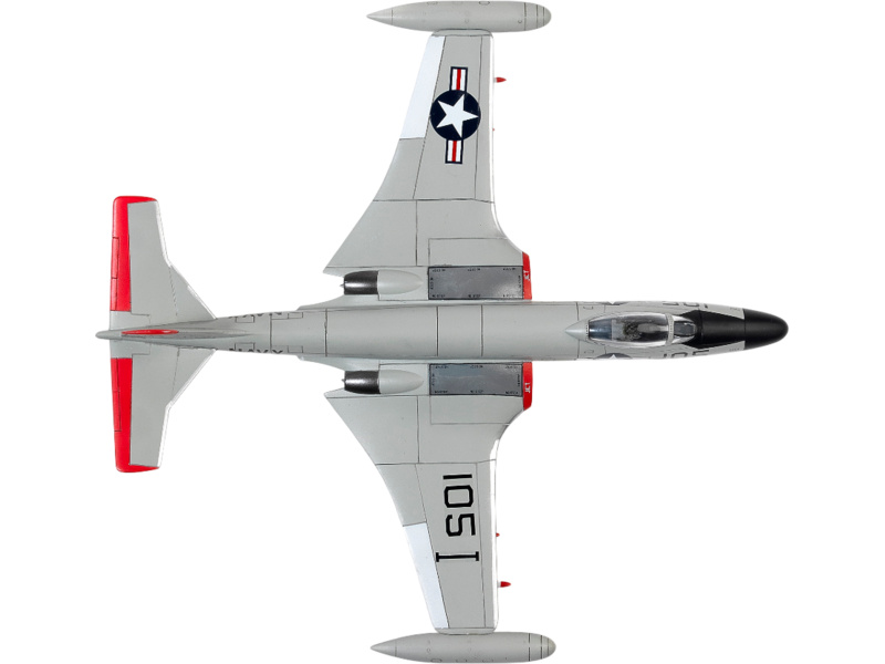 Plastikový model letadla Academy 12548 USN F2H-3 VF-41 BLACK ACES 1:72