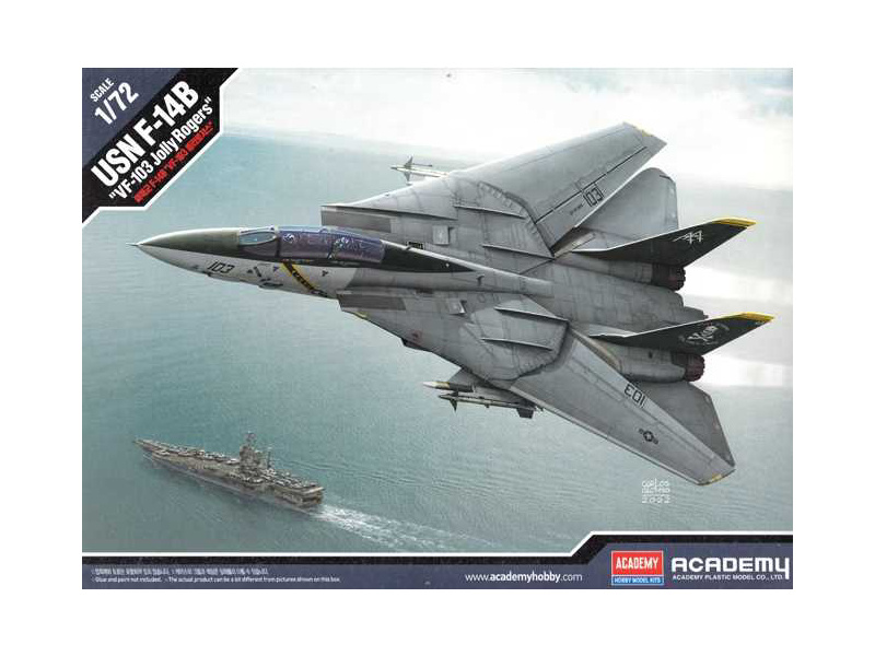 Academy Grumwan F-14B USN "VF-103 Jolly Rogers" (1:72)