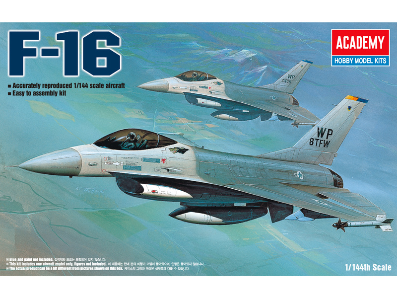 Plastikový model letadla Academy 12610 F-16 (1:144)