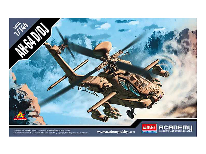 Academy 12625 Hughes AH-64D/DJ (1:144)